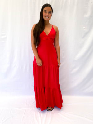 VESTIDO ANA ROJO