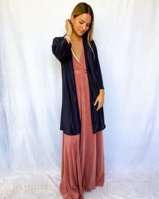 KIMONO AZUL MARINO CORTO