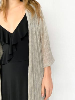 KIMONO PLATEADO CORTO
