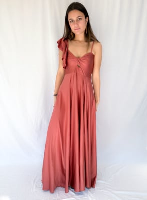 VESTIDO PILI TERRACOTA