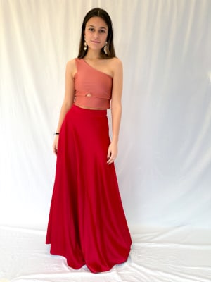 FALDA PASCUALA ROJA