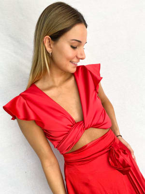 POLERA CARLA ROJA