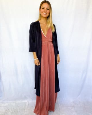KIMONO AZUL MARINO MEDIANO