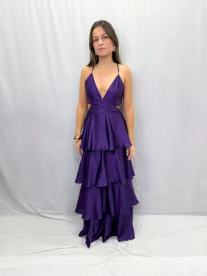 VESTIDO CONSUELO MORADO