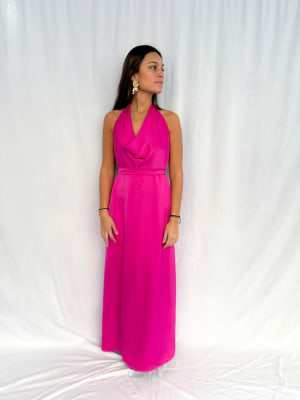 VESTIDO NICOLE FUCSIA