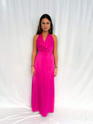 VESTIDO NICOLE FUCSIA