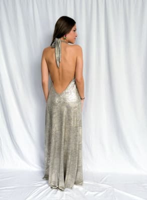 VESTIDO JOSEFINA DORADO