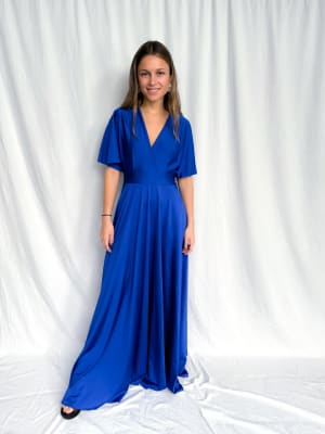 VESTIDO LEYLA AZUL REY