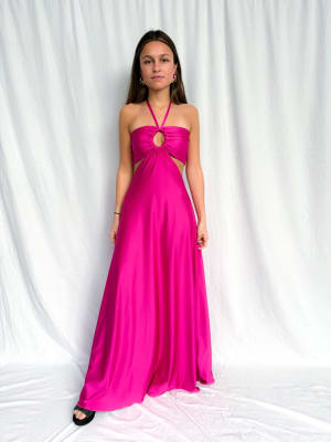 VESTIDO MARIANA FUCSIA