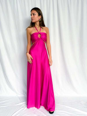 VESTIDO MARIANA FUCSIA
