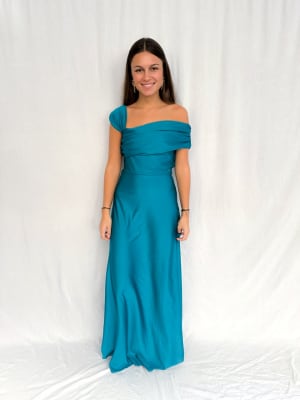 VESTIDO ISABELLA TURQUESA