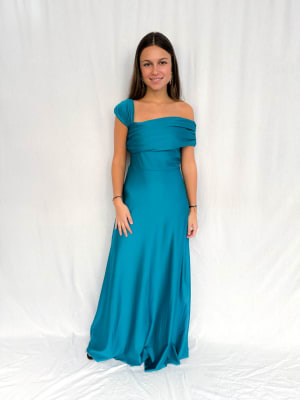 VESTIDO ISABELLA TURQUESA