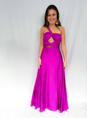 VESTIDO TRINIDAD MAGENTA