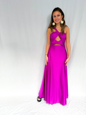 VESTIDO TRINIDAD MAGENTA