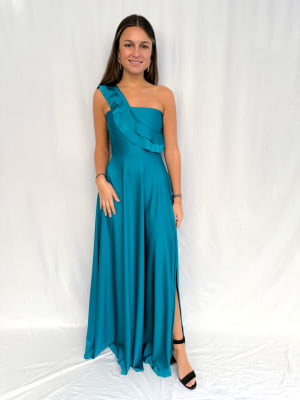 VESTIDO RENATA TURQUESA