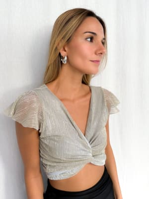 POLERA EMILIA PLATEADA