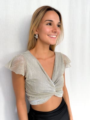 POLERA EMILIA PLATEADA