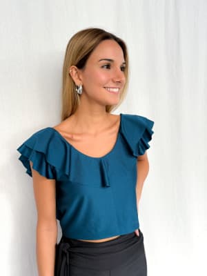 POLERA CARO PETROLEO