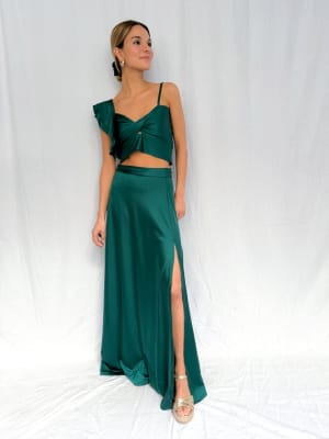 CONJUNTO ALEJANDRA VERDE BOTELLA