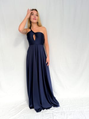 VESTIDO TERE AZUL MARINO