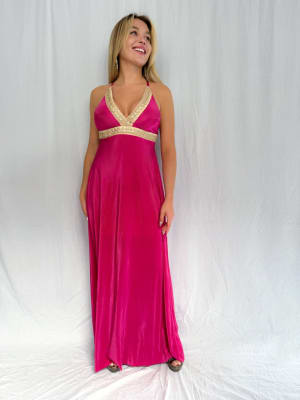 VESTIDO CARO FUCSIA
