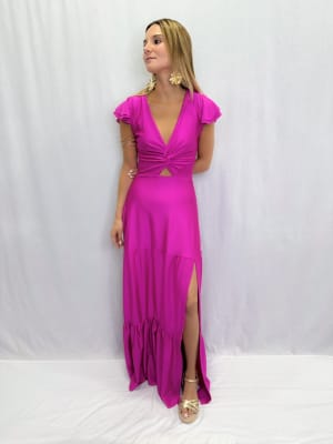 VESTIDO AGUSTINA FUCSIA