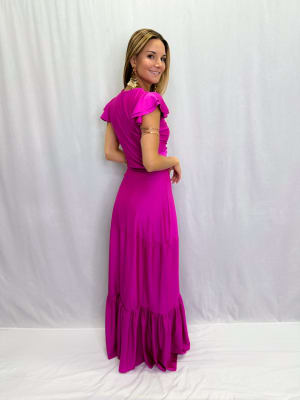 VESTIDO AGUSTINA FUCSIA