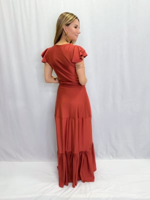 VESTIDO AGUSTINA NARANJO