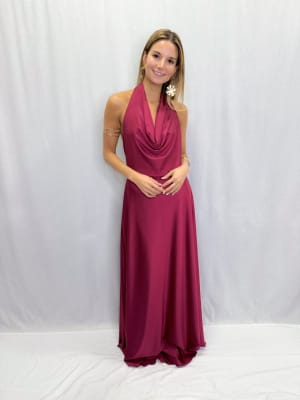 VESTIDO CARLA GRANATE