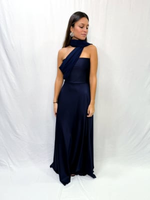 VESTIDO ANASTASIA AZUL MARINO