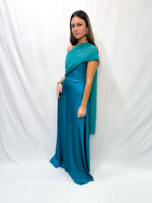 VESTIDO ANASTASIA TURQUESA