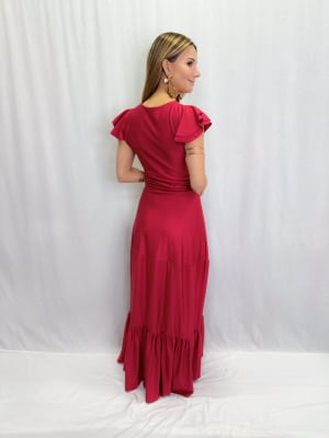 VESTIDO AGUSTINA ROJO