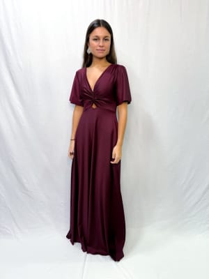 VESTIDO CLARA BURDEO