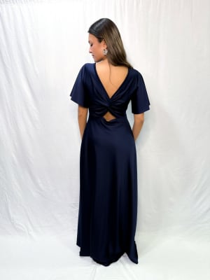 VESTIDO CLARA AZUL MARINO