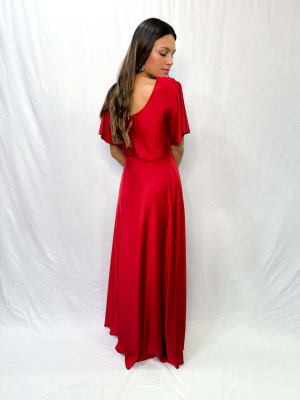 VESTIDO CLARA ROJO