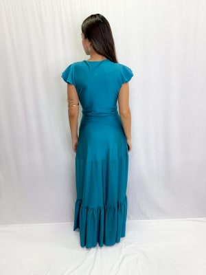 VESTIDO AGUSTINA TURQUESA