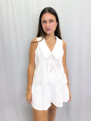 POLERA FEÑA BLANCA