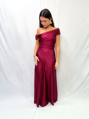 VESTIDO ISABELLA GRANATE