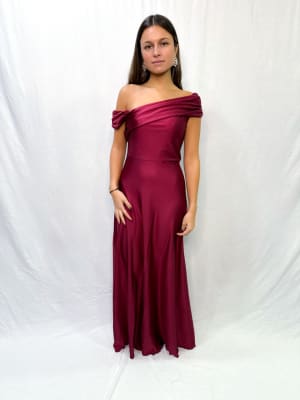 VESTIDO ISABELLA GRANATE