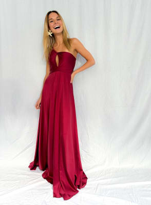 VESTIDO TERE GRANATE