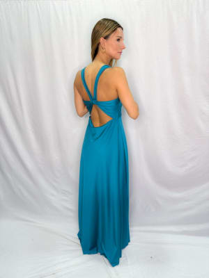 VESTIDO ANTONELLA TURQUESA
