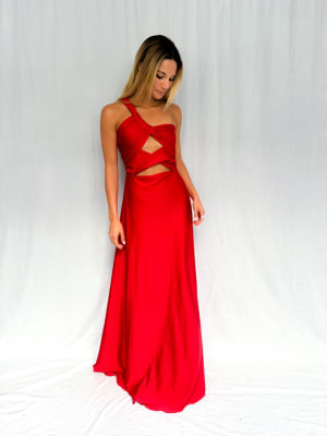 VESTIDO TRINIDAD ROJO