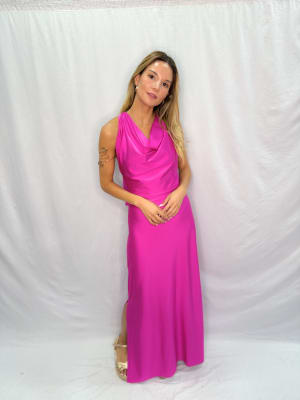 VESTIDO AMANDA FUCSIA