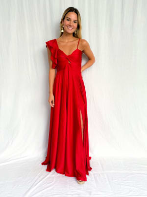 VESTIDO PILI ROJO