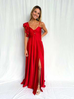 VESTIDO PILI ROJO