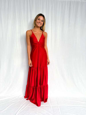 VESTIDO ANA ROJO