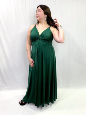 VESTIDO JOSEFA VERDE BOTELLA