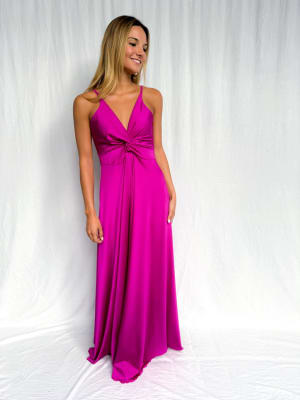 VESTIDO JOSEFA MAGENTA