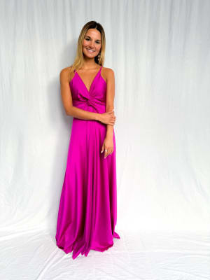 VESTIDO JOSEFA MAGENTA