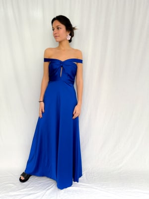 VESTIDO MILA AZUL REY